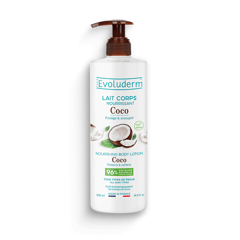 EVOLUDERM LAIT CORPS NOURISSANT COCO 500ML