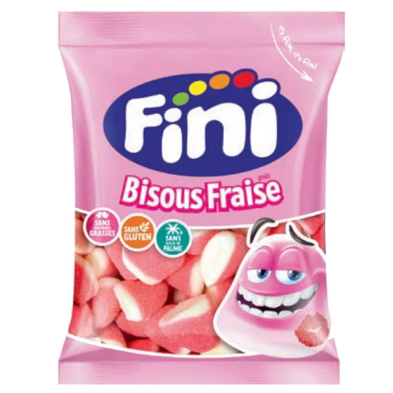 FINI BISOUS FRAISE 90G