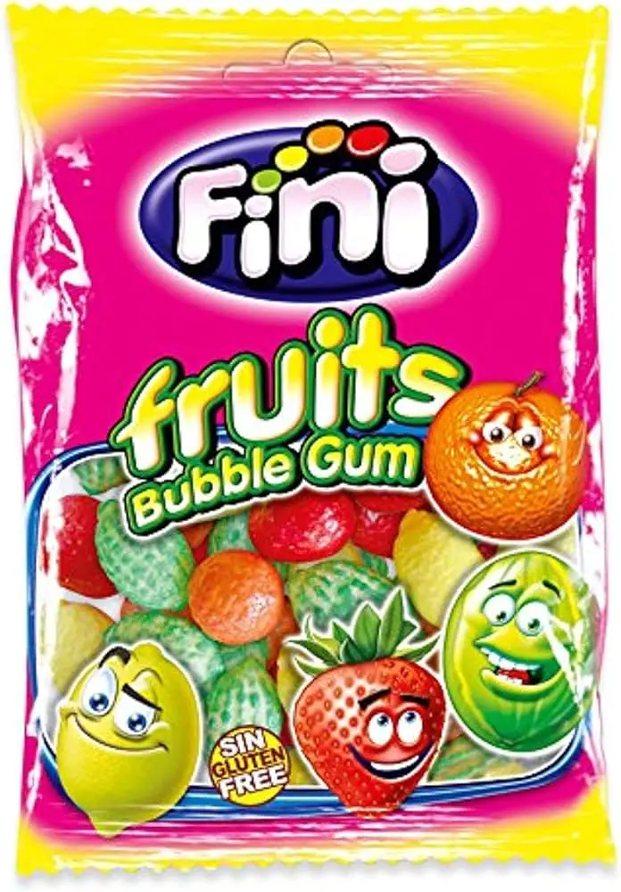 FINI FRUITS BUBBLE GUM 90G