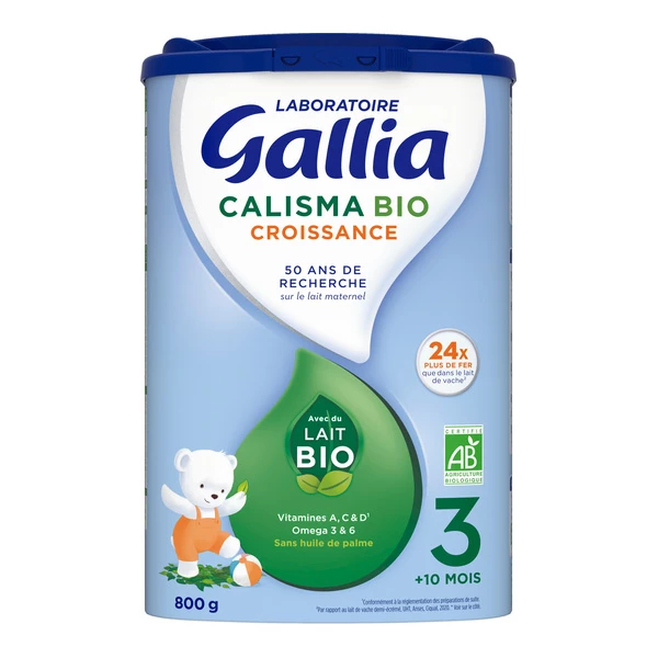 GALLIA CALISMA CROISSANCE 3 DES 12 MOIS 800G