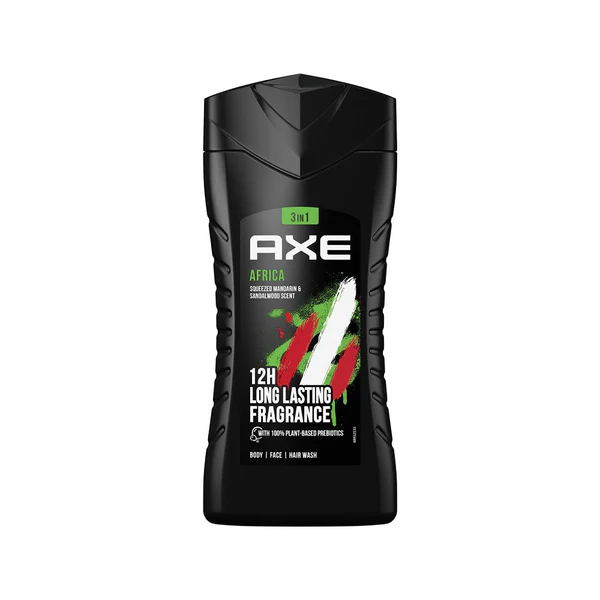 AXE AFRICA 12H PARFUM RAFRAICHISSANT 3IN1 BODY WASH 250ML