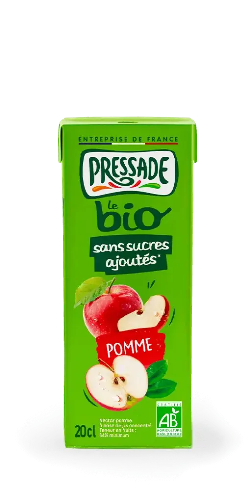 JUS PRESSADE LE BIO POMME 20CL