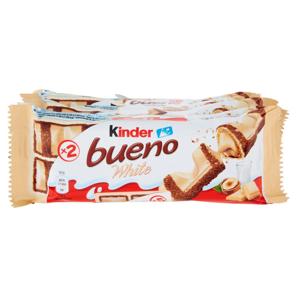 KINDER BUENO WHITE  5 PIECES 39G