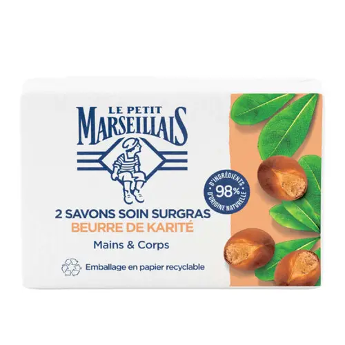 LE PETIT MARSEILLAIS 2 SAVONS 2X100G