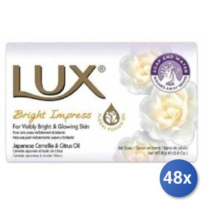 LUX BRIGHT IMPRESS SAVON 80G