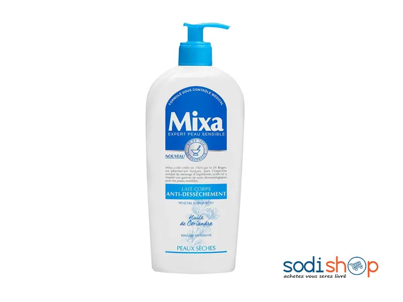 MIXA EXPERT PEAU SENSIBLE LAIT D'AMANDE HYDRATANT 400ML