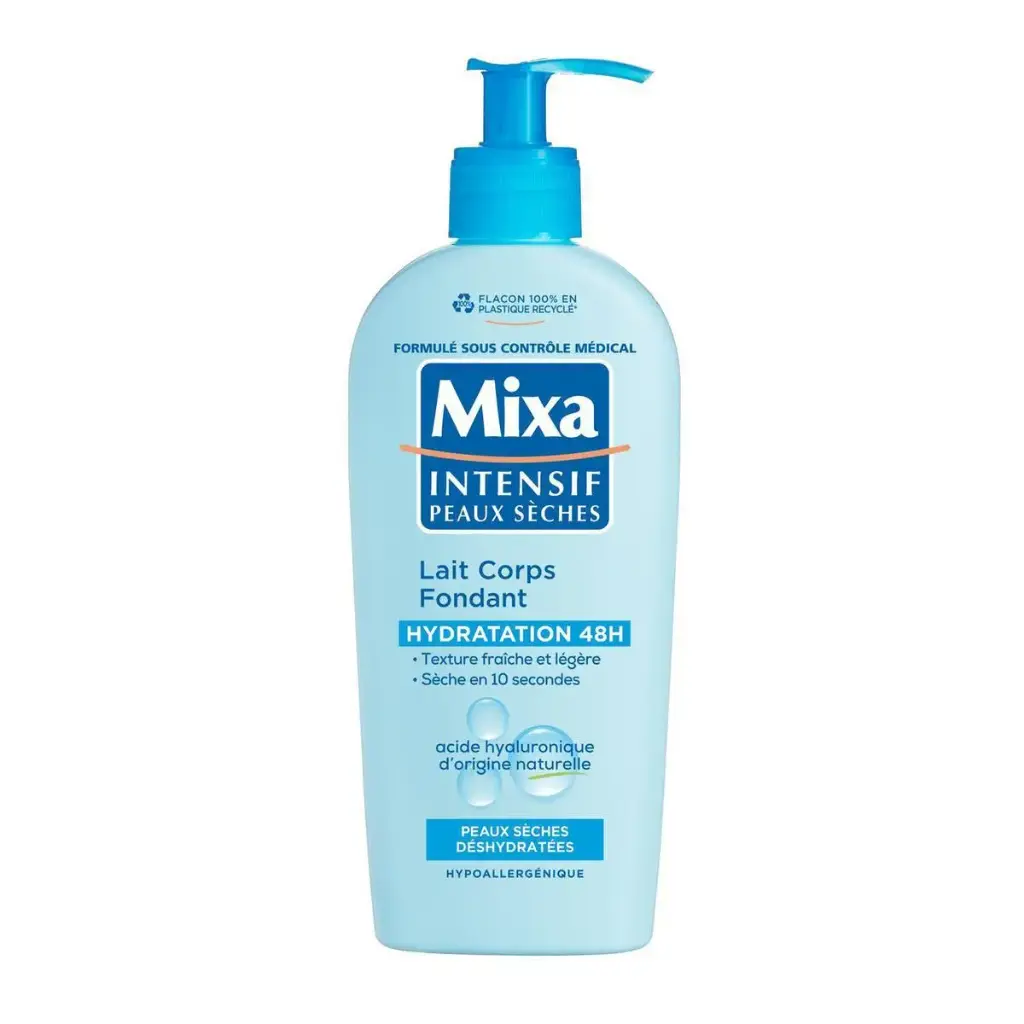 MIXA INTENSIF PEAUX SECHES LAIT CORPS FONDANT HYDRATATION 48H 250ML
