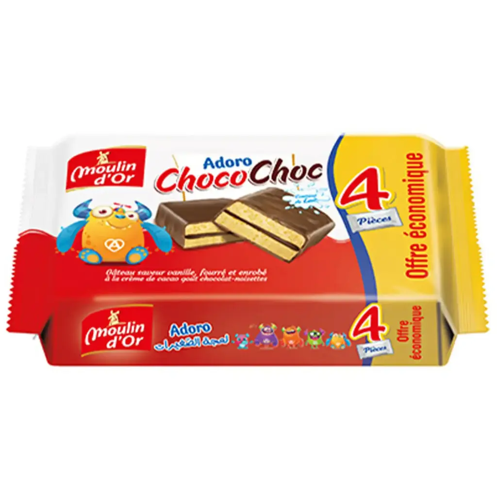 MOULIN D'OR ADORO CHOCO CHOC 4PCS