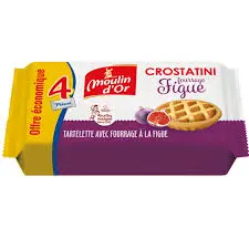 MOULIN D'OR CROSTATINI FIGUE 4X70G