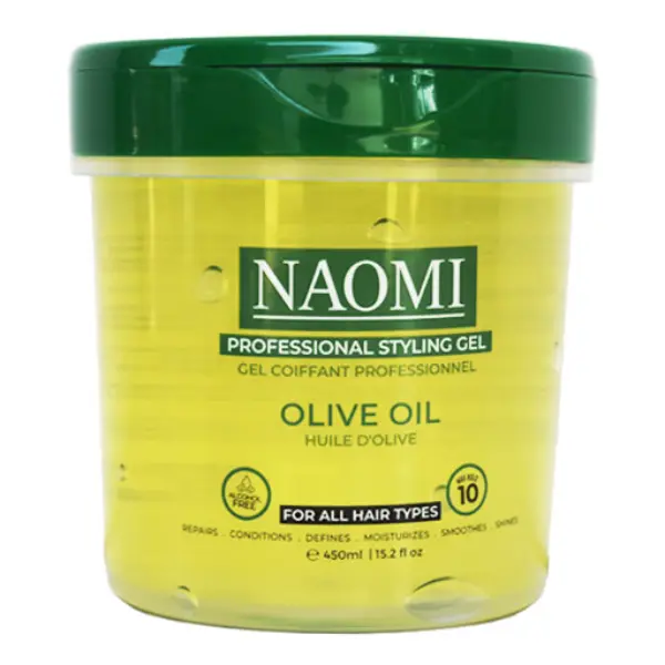 NAOMI PROFESSIONAL STYLING GEL OLIVE OIL 450ML