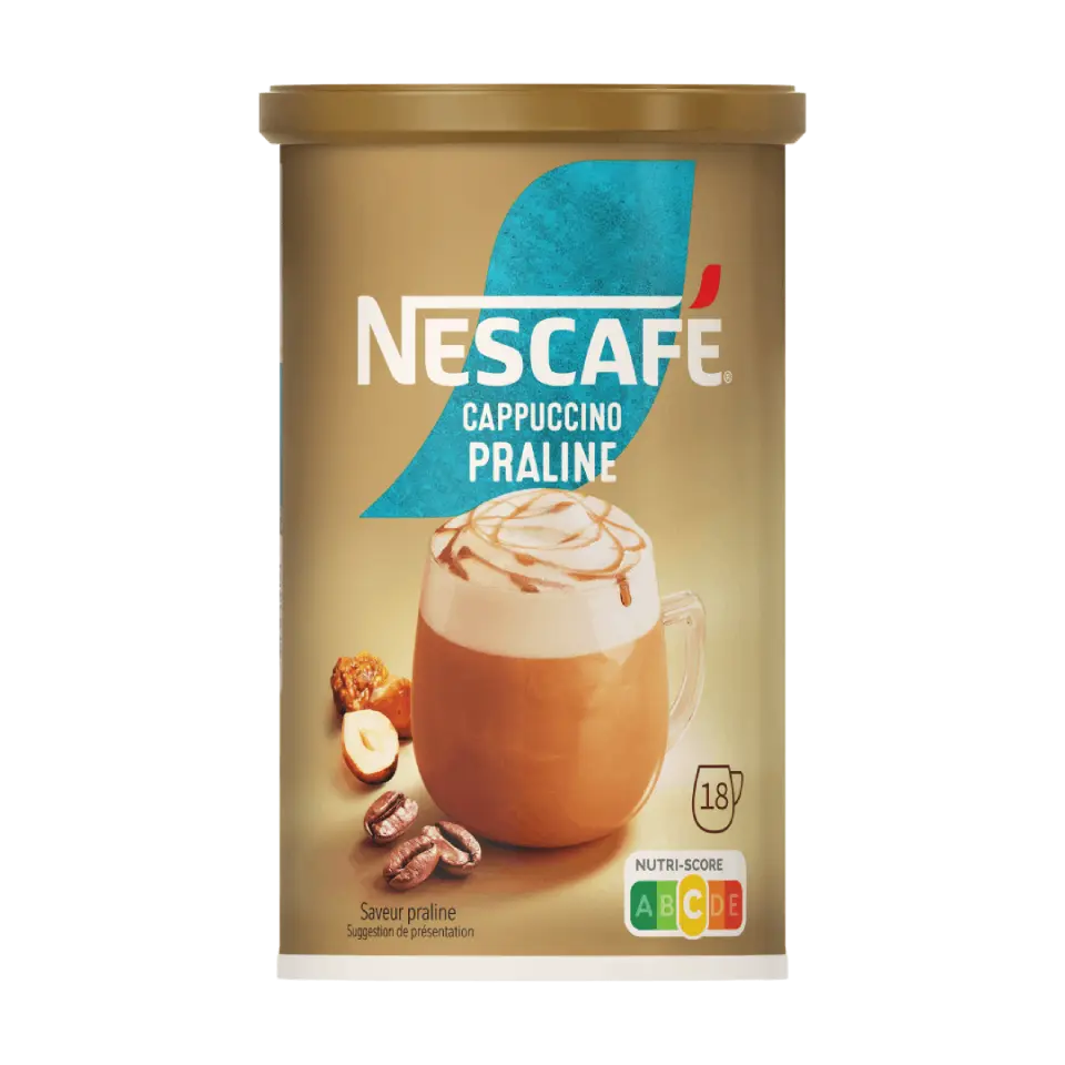 NESCAFE CAPPUCCINO PRALINE 279G