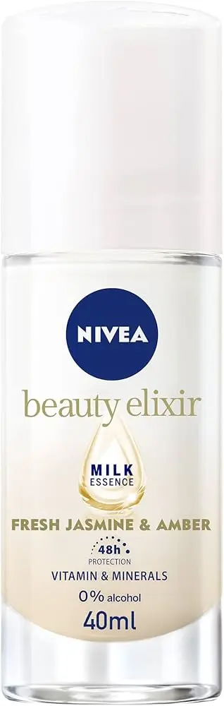 NIVEA BEAUTY ELIXIR MILK FRESH JASMINE ET AMBER 48H 50ML