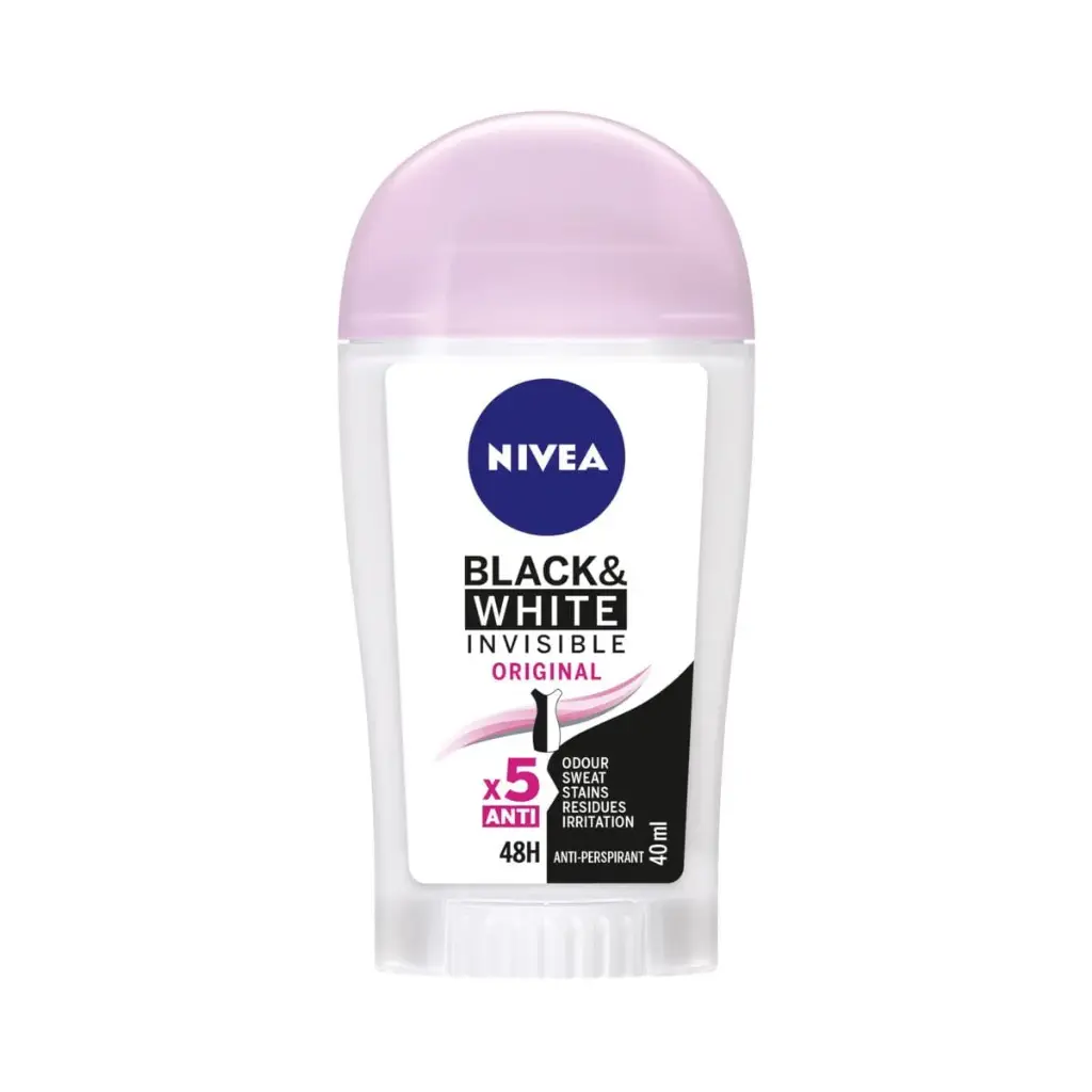 NIVEA BLACK ET WHITE INVISIBLE ORIGINAL 48H 40ML ANTI-PERSPIRANT
