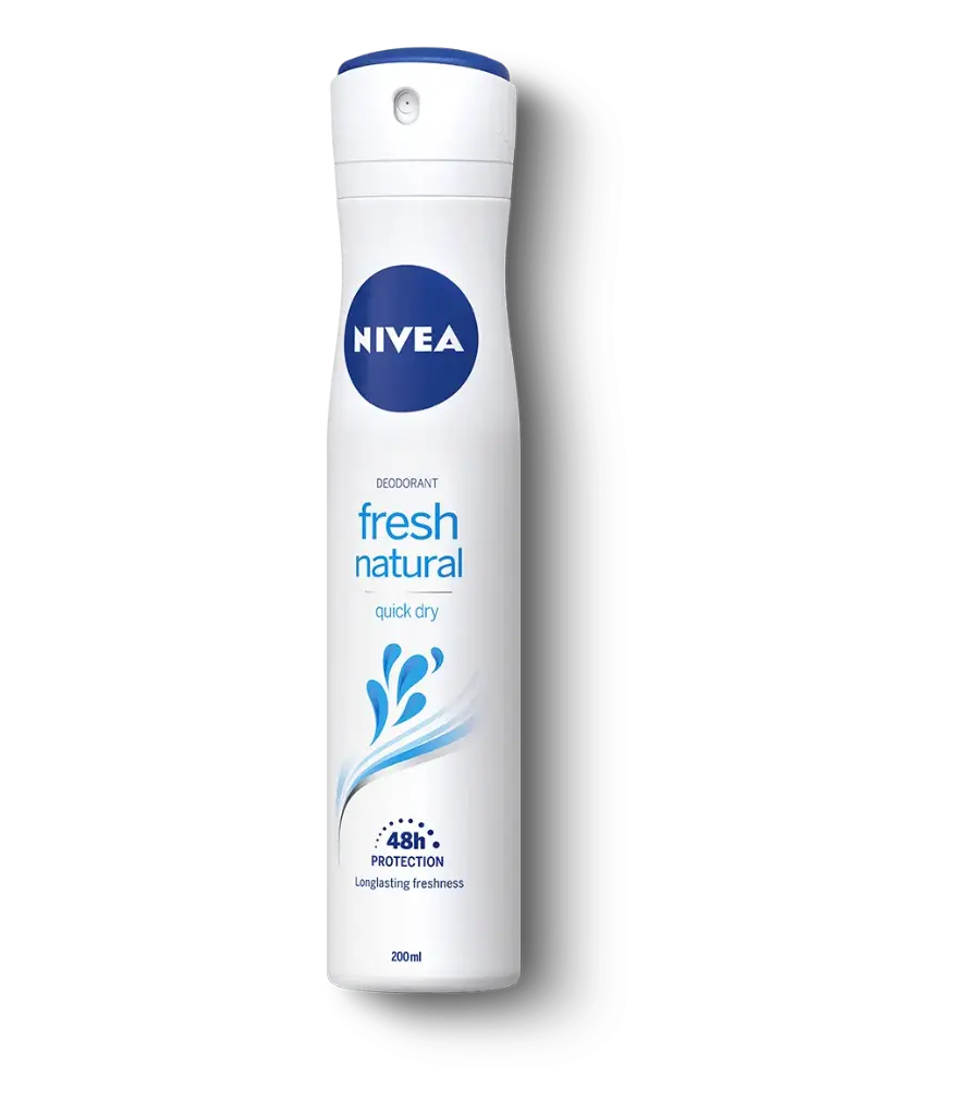 NIVEA FRESH NATURAL 48H DEODORANT 200ML