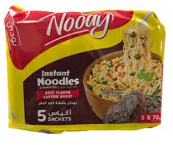NOODY  INSTANT NOODLES SAVEUR BOEUF 5X70G