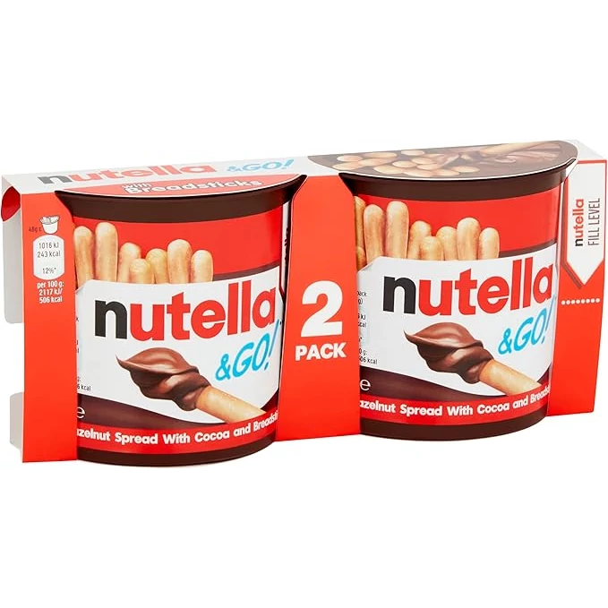 NUTELLA 2 PACKS 52G