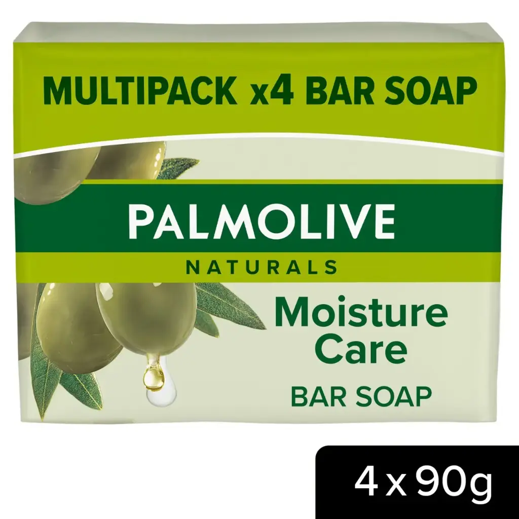 PALMOLIVE NATURALS MOISTURE CARE MULTIPACK *4 BAR SOAP 4*90G