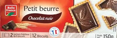 BELLE FRANCE PETIT BEURRE CHOCOLAT NOIR 150G