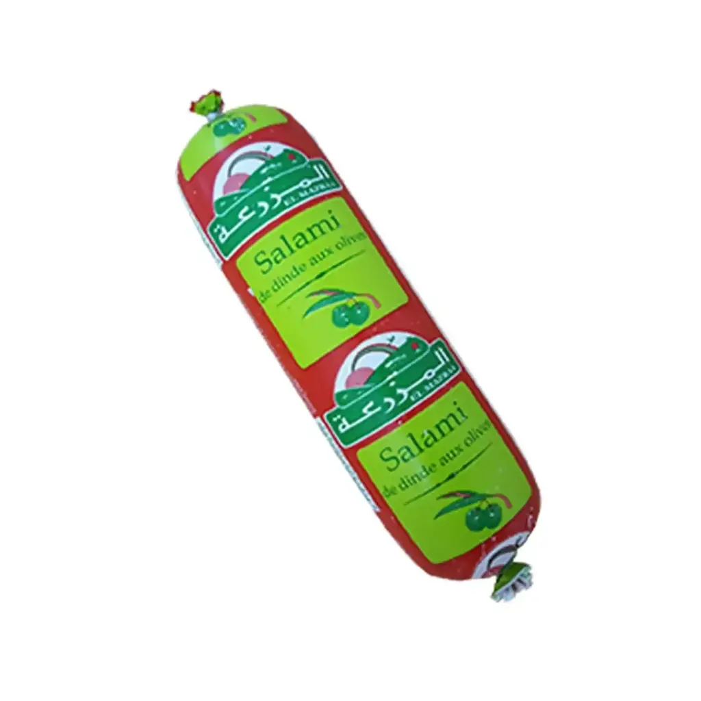 EL MAZRAA SALAMI AUX OLIVES 700G