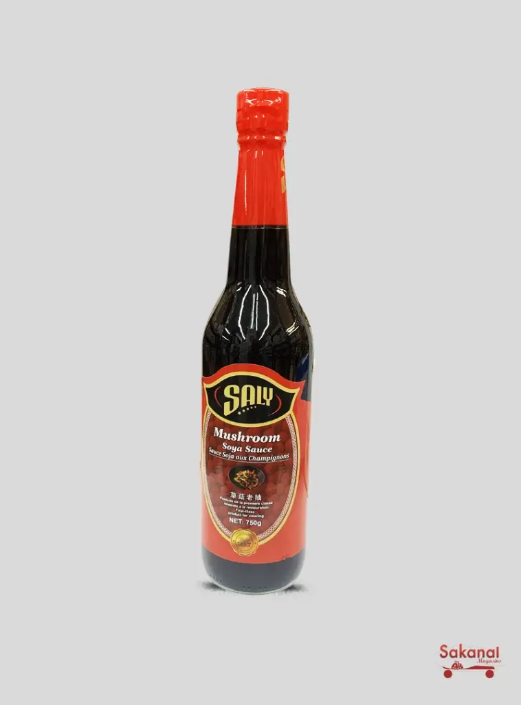 SALY MUSHROOM SOYA SAUCE AUX CHAMPIGNONS 750G