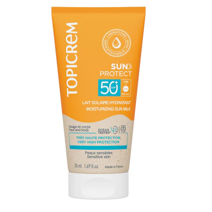TOPICREM SUN PROTECT 50+ LAIT SOLAIRE HYDRATANT 50ML