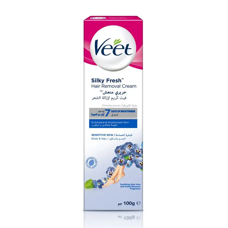 VEET SILKY FRESH PEAUX SENSIBLES 100ML