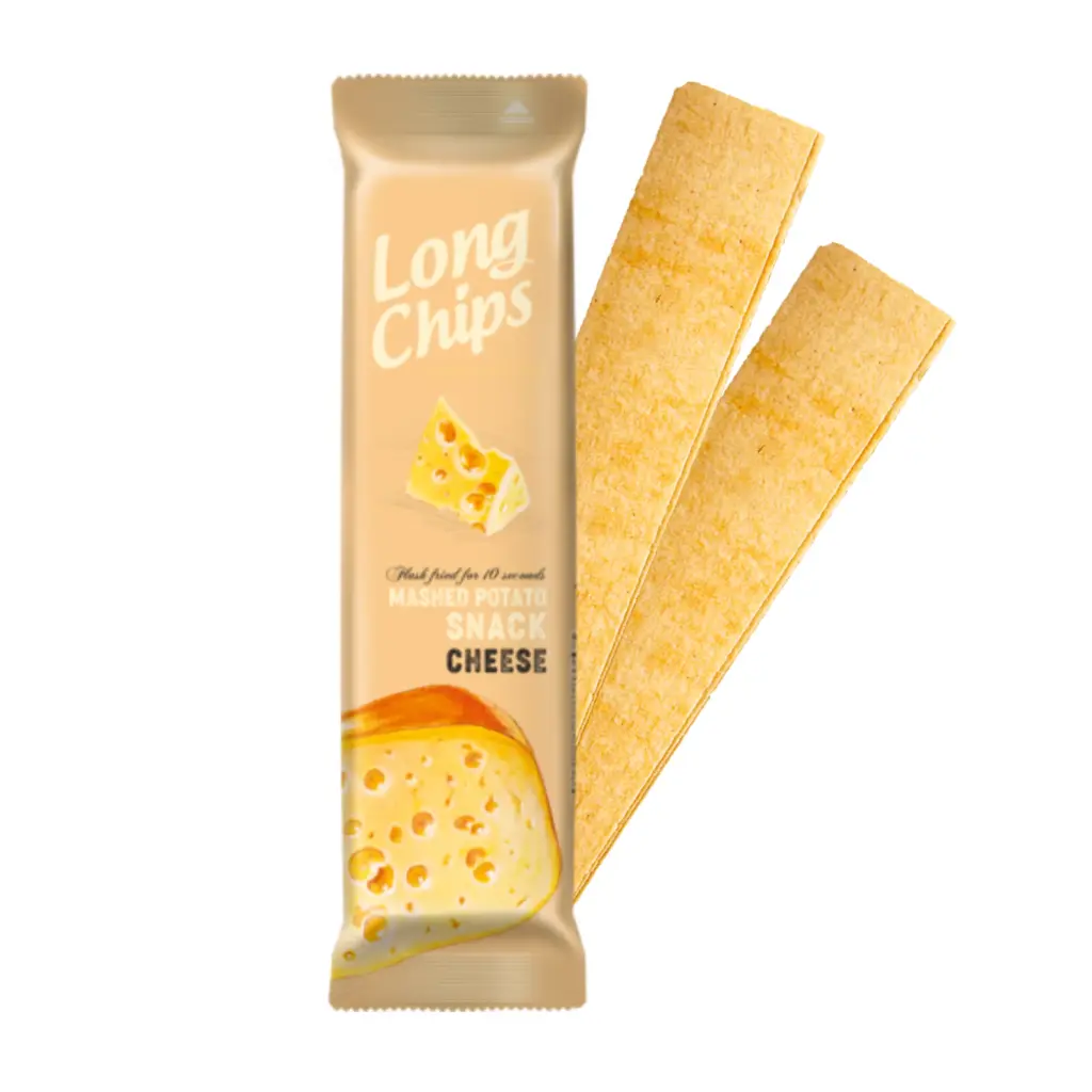 LONG CHIPS MASHED POTATO SNACK CHEESE