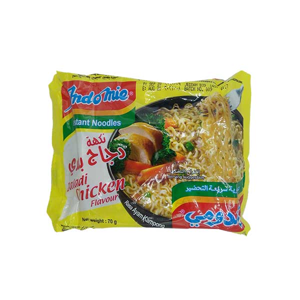INDOMIE NOUILLES INTANTANEES GOUT POULET 70G