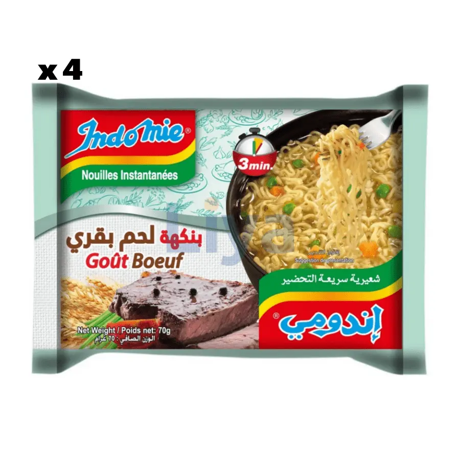 INDOMIE NOUILLES INSTANTANEES GOUT BOEUF 70G