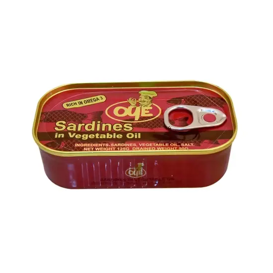 ELYSEE SARDINES A L'HUILE VEGETALE 125G
