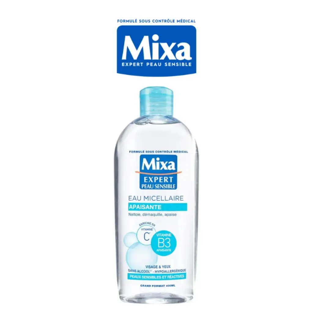 MIXA EXPERT PEAU SENSIBLE EAU MICELLAIRE APAISANTE 400ML