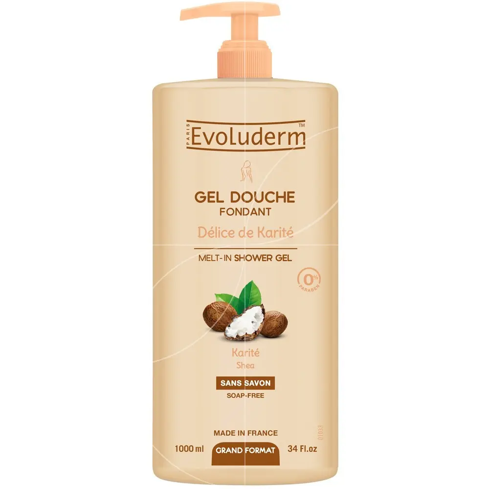 EVOLUDERM GEL DOUCHE DELICE DE KARITE 1L