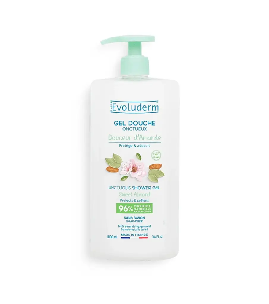 EVOLUDERM GEL DOUCHE DOUCEUR D'AMANDE 1L