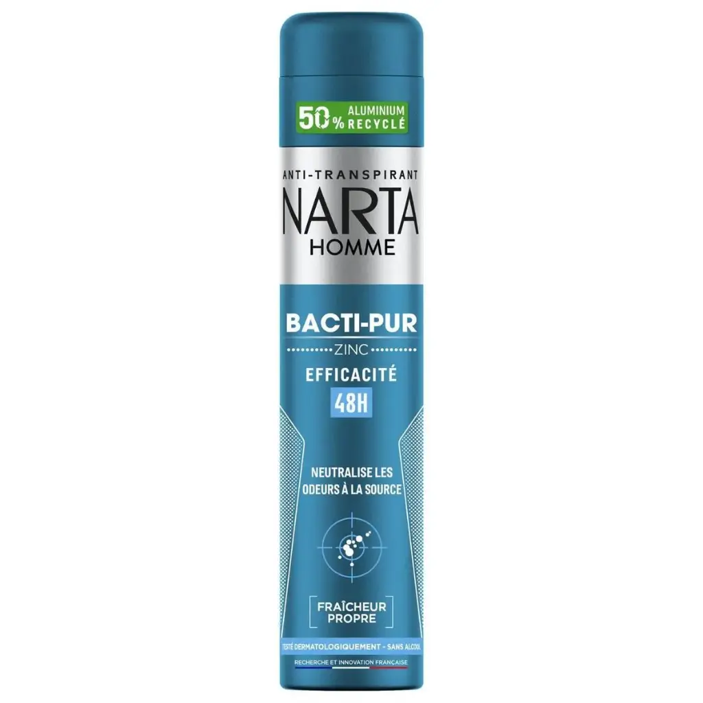 DEO NARTA HOMME BACTI-PUR EFFICACITE 48H 200ML