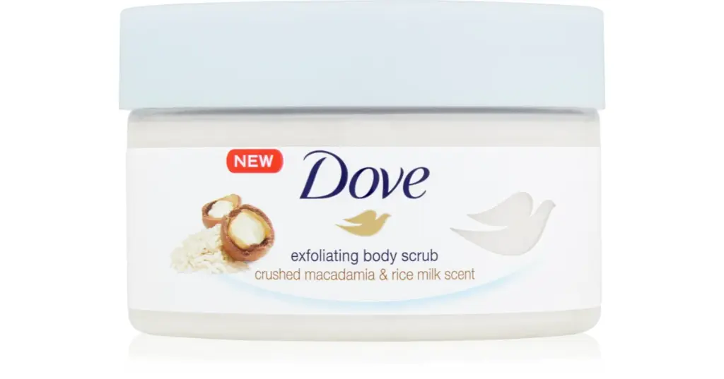 DOVE CREME DOUCHE PEELING MACADAMIA ET REISMILCH 225ML
