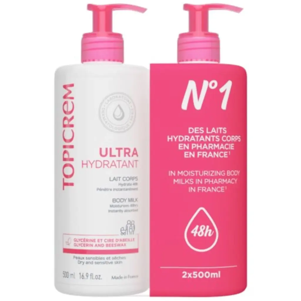 TOPICREM ULTRA HYDRATANT DOUBLE 2X500ML