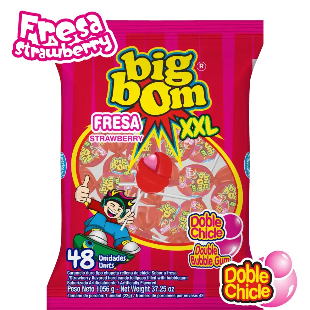 AMERICANDY BIG BOM FRESA STRAWBERRY 48×768G 
