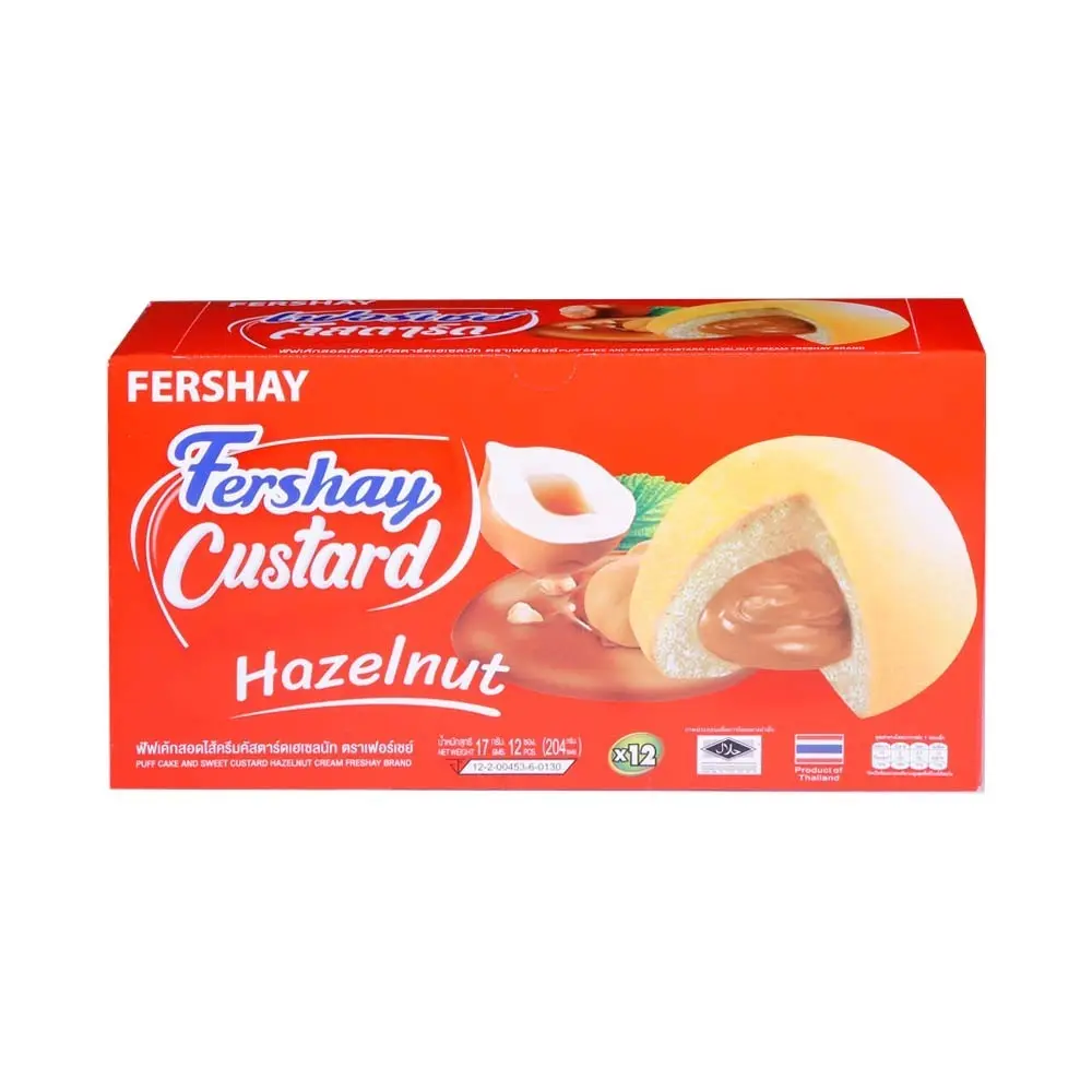 FRESHAY CUSTARD HAZELNUT 204G
