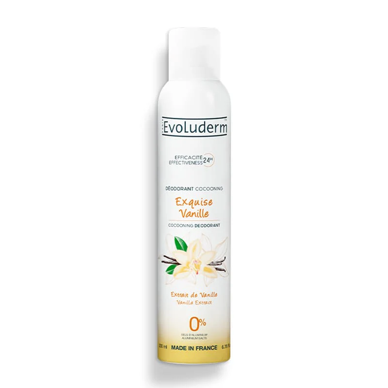 EVOLUDERM DEODORANT COCONING EXQUISE VANILLE 24H EFFICACITE 200ML