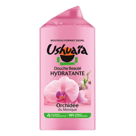 USHUAIA DOUCHE BEAUTE HYDRATANTE ORCHIDEE DU MEXIQUE 300ML