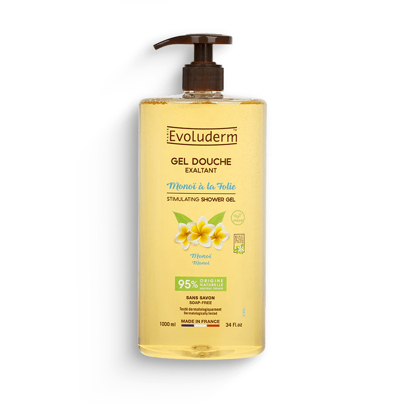 EVOLUDERM GEL DOUCHE EXALTANT MONOI A LA FOLIE SHOWER GEL 1000ML