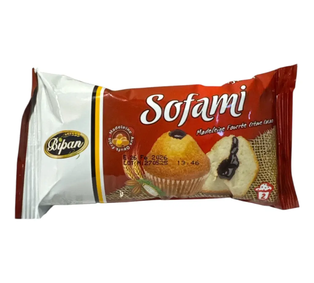 BIPAN SOFAMI MADELEINE FOURREE CREME CACAO 100G