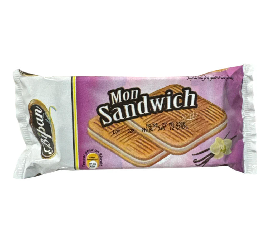 BIPAN MON SANDWICH VANILLE 100G