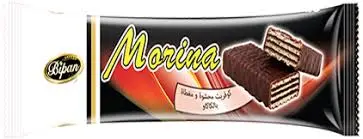 BIPAN MORINA GAUFRETTE FOURREE ET ENROBEE A LA CREME CACAO 100G