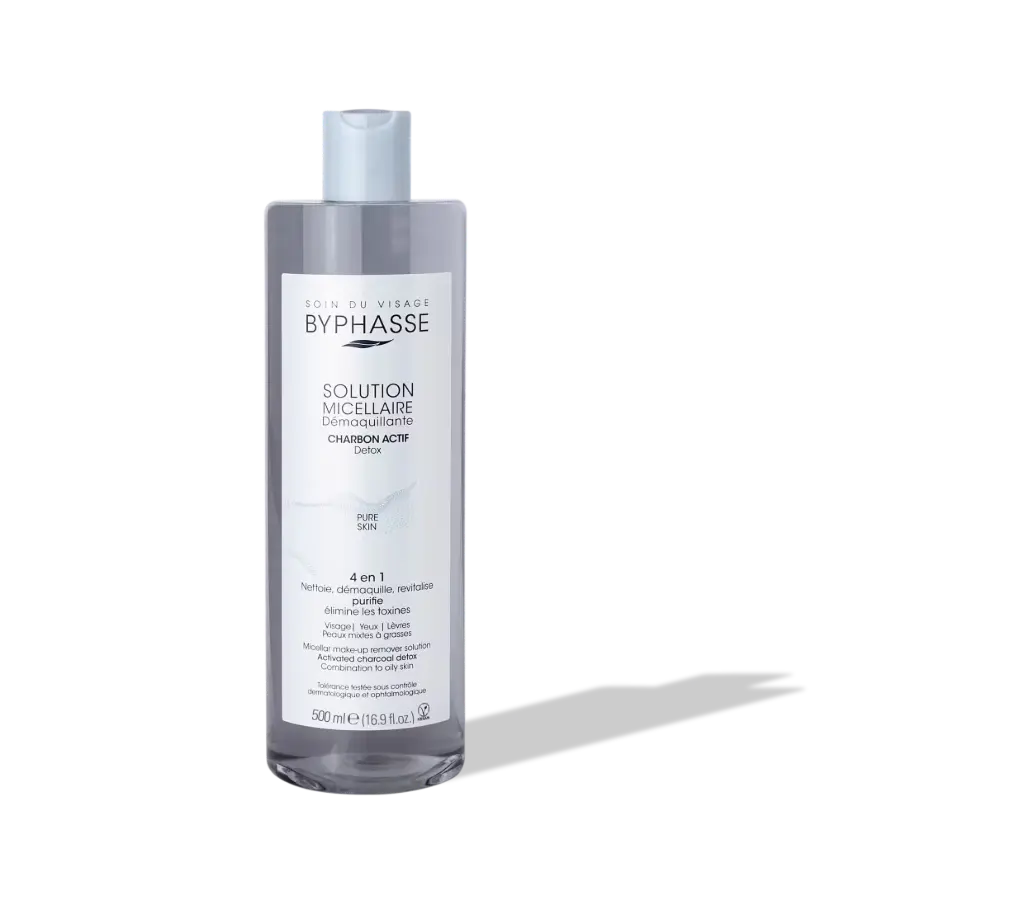 BYPHASE SOLUTION MICELLAIRE CHARBON ACTIF 500ML