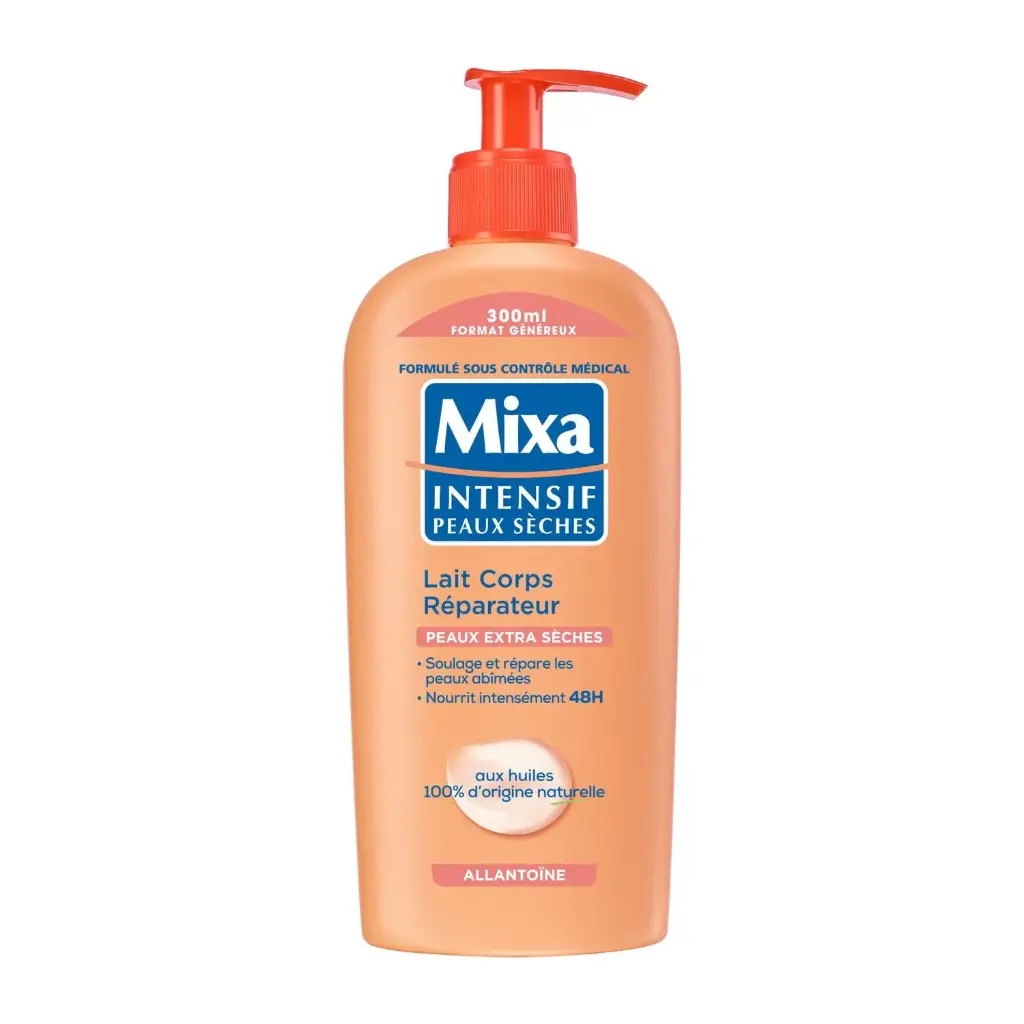 MIXA INTENSIF PEAUX SECHES LAIT CORPS REPARATEUR PEAUX EXTRA SECHES ALLANTOINE 300ML