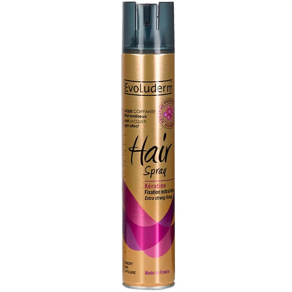 EVOLUDERM HAIR SPRAY KERATINE FIXATION EXTRA FORTE 300ML
