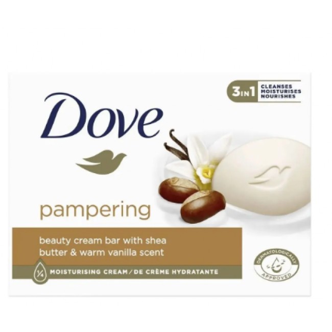 DOVE PAMPERING SAVON DE CREME HYDRATANTE 90G