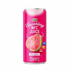 VINUT SPARKLING NFC JUICE PINK GUAVA 330ML