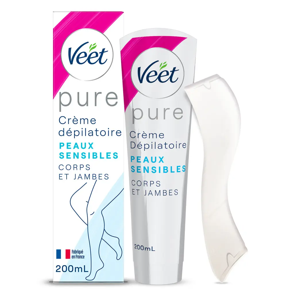 VEET PURE CREME DEPILATOIRE PEAUX SENSIBLES 200ML